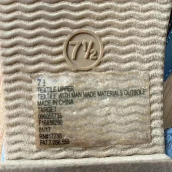 Merona Light Blue Sandals 7.5 - Picture 6 of 6